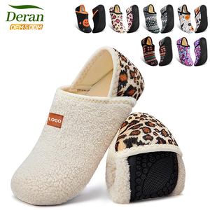 DERAN OEM ev terlikleri kadın erkek kapalı yalınayak terlik çorap kürklü kayma için ev ayakkabıları rahat rahat ev yatak odası Yoga - Product Image 1
