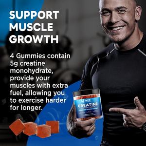 Gomitas para Desarrollo Muscular de Marca Privada, Nutrición Deportiva, Energía Post-Entrenamiento, Suplemento de Creatina Monohidrato, 60 Unidades para Adultos - Product Image 4