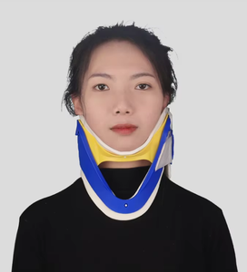 Peralatan medis pertolongan pertama, alat traksi terapi fisik kerah tengkuk penjepit leher - Product Image 2