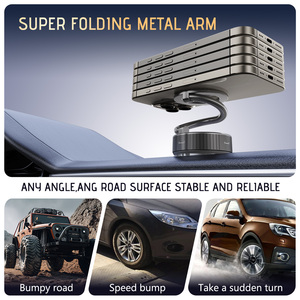2025 nuevo soporte de vacío de aleación de Zinc plegable H3 soporte de teléfono magnético de rotación de 360 ° para ciclismo de coche USO DE <span class=keywords><strong>Selfie</strong></span> al aire libre - Product Image 2