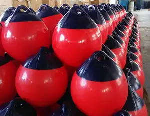 Marine A type Inflatable PVC buoy for boat marine inflatable pvc fenders for sale