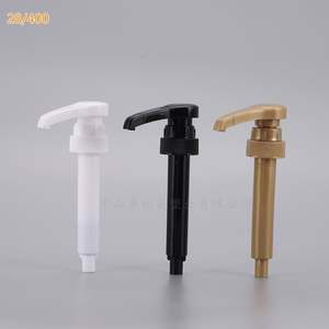 28 400 Gold Black Plastic Long Nozzle Syrup Bottle Pump <b>Dispenser</b> Food Grade Refillable 10ml for Syrup - Product Image 5