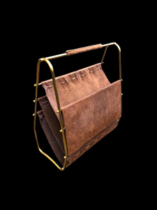 Étagères à livres en cuir véritable, organiseur de documents, qualité supérieure, fabrication artisanale, cuir durable, design élégant, compartiments spacieux - Product Image 2