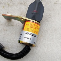 4942879 5295567 Électrovanne 24V pour engins de construction, électrovanne d'arrêt de carburant 24V 4942879