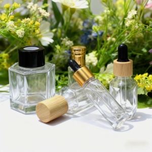 Juego de Botellas de Aceite Esencial, Botellas de Vidrio Transparente de 5ml-100ml, Botellas con Gotero a Prueba de Fugas para Cosméticos y Suplementos - Product Image 5