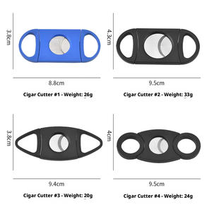 Accessoires pour fumeurs Gravure LOGO personnalisée Coupe-cigare en métal design classique - Product Image 2