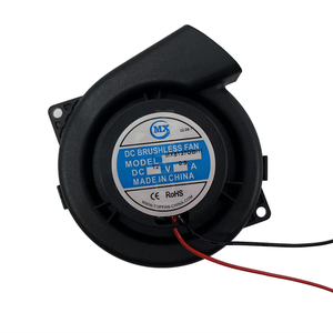 Ventilatore Centrifugo Radiale Elettrico ad Alta Pressione DC 12V/14V con Pale in Plastica, 81*37mm, Piccolo Motore per Raffreddamento - Product Image 2