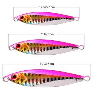 Leurre de pêche en eau salée 14g 21g 30g, jig métallique <span class=keywords><strong>pour</strong></span> la pêche en mer, appât en plomb, équipement de pêche au <span class=keywords><strong>meilleur</strong></span> prix - Product Image 2