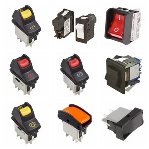 2641SLP/2A23621L220 DPST מתג נדנדה הפעלה-כיבוי להתקנה על פאנל - Product Image 1