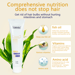 Condizionando <span class=keywords><strong>il</strong></span> corpo i gatti non sono schizzinosi mangiatori amano mangiare integratore vitamine lungo corpo crema per la cura dei peli di animali domestici crema nutrizionale - Product Image 3