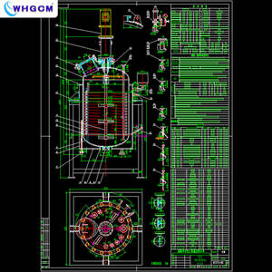 WHGCM 6000L резервуар высокого давления из нержавеющей стали, резервуар высокого давления, корпус высокого давления, контролируемый PLC, сертифицированная ASME/CE фотохимическая промышленность - Product Image 2