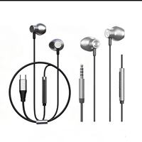 Écouteurs de jeu filaires avec micro, haut-parleur 14,2 mm, basses HiFi, intra-auriculaires, 3,5 mm Type-C pour téléphone Nubia RedMagic, ordinateur portable