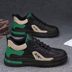 Nouvelles Chaussures de Randonnée Mi-Mollet Antidérapantes à Semelle Épaisse, Respirantes, à Lacets, Tendance et Polyvalentes pour le Travail, le Sport et l'Extérieur - Product Image 1