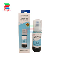 Tinta de Recarga 103 para Impresoras de Inyección de Tinta Epson L1110 L3110 L3111 L3116 L3150 L3151 L3156 L3160 L5190 L1210, Botella de 70 ml
