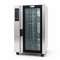 Four à air chaud numérique portable 12 plateaux pour boulangerie commerciale, grande capacité, haute productivité, usage industriel