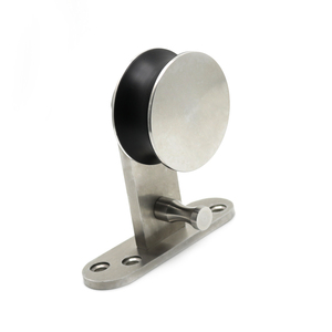 CTL-712 thép không gỉ và phòng tắm bằng gỗ kính cửa trượt treo bánh xe đặt nhà sản xuất cung cấp cho khách sạn ứng dụng - Product Image 5