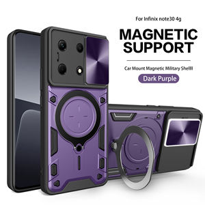 Nuevo para Infinix Note <span class=keywords><strong>30</strong></span> VIP NOTE 30I Note <span class=keywords><strong>30</strong></span> cubierta lente Cámara protectora ventana corredera anillo de Metal soporte magnético funda de teléfono - Product Image 6
