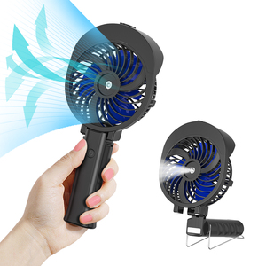 2000mAh Mini Rechargeable USB HandFan Battery Operated Air Water <strong>Cooling</strong> 6 Blade Plastic Rotary Fan <strong>Mist</strong> <strong>Spray</strong> for Table Camping - Product Image 1