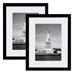 BSRHOME Juego de 6 Marcos <span class=keywords><strong>Rectangulares</strong></span> para Fotos de 12x16, MDF, para Exhibir Fotos de 11x14, con Paspartú de 12x16, para Mesa o Pared, Color Negro - Product Image 6