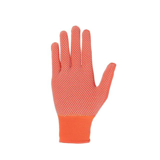 Fashion Women Anti Slip breathable Magic Knit Cycling Outdoor sports gloves PVC palm dotting for firm grip bicycle running glove