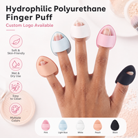 Esponja de Maquillaje Personalizada de Fábrica, Mini Esponja en Forma de Lágrima, Suave y Adhesiva, para Uso en Seco/Húmedo, para Corrector y Fijación