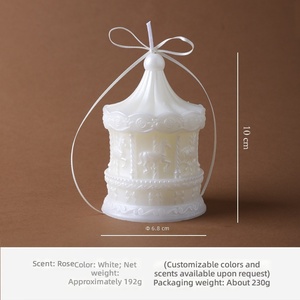 3D <strong>Carousel</strong> Shape Aromatherapy Home Decoration <strong>Candle</strong> Holder Modern Handmade Gift Fragrance Ornaments Creative <strong>Candle</strong> - Product Image 6