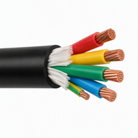 Câble en caoutchouc YVF 4+1 conducteurs de qualité industrielle 0,6/1KV, résistance supérieure à la flexion pour les scénarios de travail à la traîne fréquente 4*120+1*70