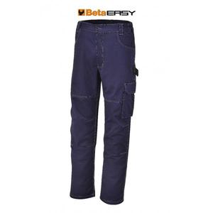 BETA - 078400102 Pantalones de trabajo, sarga T/C, azul-PANTALONES DE TRABAJO EAN 8014230786803 PANTALONES DE TRABAJO DE RENDIMIENTO - Product Image 3