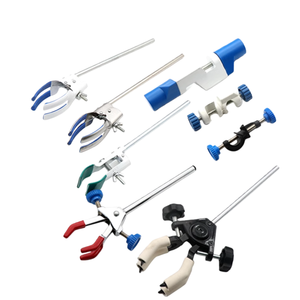 Pince <span class=keywords><strong>de</strong></span> laboratoire à 2/3/4 mâchoires, pince pour flacon et bécher, en métal et caoutchouc antidérapant, pince à chaîne, direction réglable, ajustable - Product Image 6