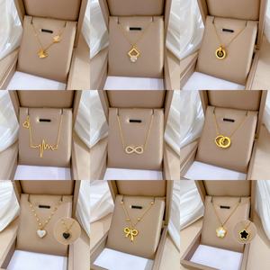 סיטונאי נירוסטה שרשרת טרנדית עם תליון קסם תכשיטים לנשים המפעל ישירות לספק מחיר זול - Product Image 5