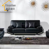 Canapé d'angle de luxe en cuir véritable pour salon, style royal européen, mobilier de détente