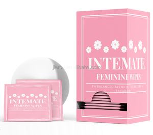 Lingettes nettoyantes douces et féminines personnalisées pour adultes, logo privé, lingettes intimes pour femmes - Product Image 4