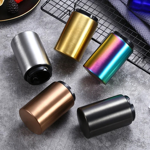 Abridor de Botellas de Cerveza de Acero Inoxidable, Abridor de Tapas Automático a Presión, Portátil, Herramienta para Cerveza para el Hogar, Picnic y Campamento - Product Image 3