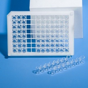 Plaque d'étiquetage enzymatique 96 quartz à haute température et transparente aux UV personnalisée en usine plaque <span class=keywords><strong>Elisa</strong></span> en quartz amovible - Product Image 4