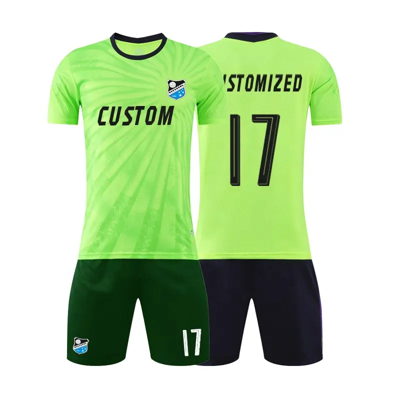 Sublimated Custom Soccer Shirt Uniform Football Club Set Men Customized Soccer Football Uniform Cheap Soccer Uniforms From China