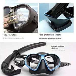 Máscaras de Buceo de Silicona y Vidrio Templado de Bajo Volumen para Hombre y Mujer - Product Image 4