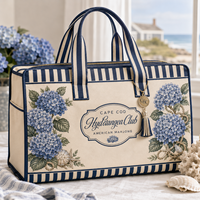 Jeu de Mahjong américain Cape Cod Hydrangea, 152 tuiles, bleu côtier, motif floral, en acrylique, avec 8 tuiles joker, prêt à offrir
