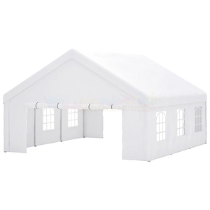 Carpas Grandes de Aluminio y Vidrio con Paredes de PVC de Una Sola Capa para Eventos al Aire Libre, Bodas, Fiestas, Ferias Comerciales para 100, 500, 1000 Personas - Product Image 1