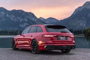 Kit de Carrocería para Audi RS4, Estilo Mejorado, Difusor Delantero de Fibra de Carbono, Alerón, Faldones Laterales - Product Image 5