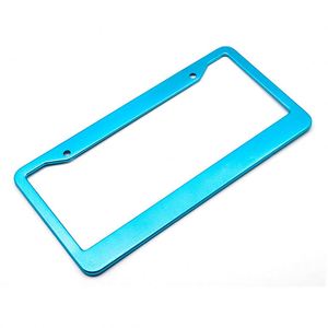 Support de plaque d'immatriculation universel en aluminium, format slim US, avec logo personnalisé, pour la promotion des concessionnaires automobiles - Product Image 6