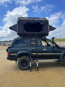 Aluminum Rooftop <b>Tent</b> Hard Car Roof Top for SUV Camping With Telescopic Ladder VG-RTT03 Aluminum <b>Frame</b> and Lightweight f - Product Image 4