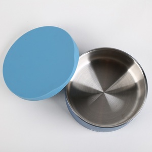 Contenedor de Almacenamiento de Alimentos Minimalista de Acero Inoxidable para Cocina, 64 oz, Tapa de Silicona Hermética, Apto para Lavavajillas, Moldeado por Inyección, para el Hogar - Product Image 3