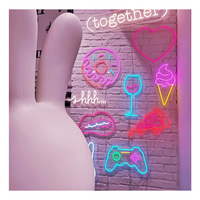Enseigne néon LED personnalisée Winbo pour publicité, design créatif crème glacée, pour bar, restaurant, magasin, décoration murale, éclairage néon LED