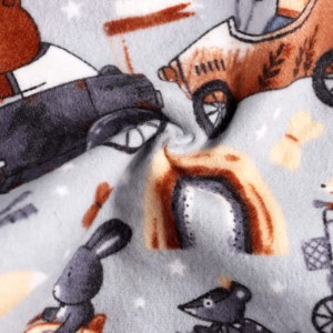 Carino e comodo pigiama in flanella di cotone per <span class=keywords><strong>bambini</strong></span> 100% abbigliamento da notte Casual elastico in vita liscio morbido Combo per tutti i giorni - Product Image 6