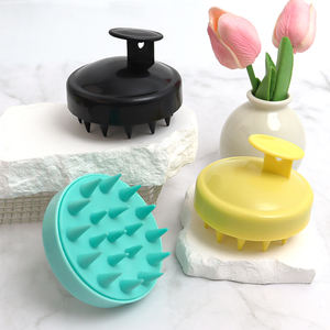 Nuevo cepillo de masaje de cuero cabelludo de silicona suave, cepillo de cabeza para rascar, alivio de la caspa, crecimiento del cabello, masajeador de cuero cabelludo, champú, masajeador de cabeza - Product Image 5