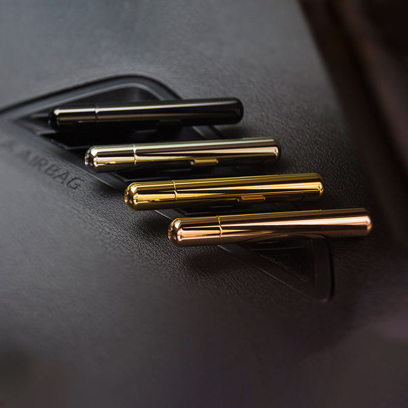 Silver, black, gold, rose gold