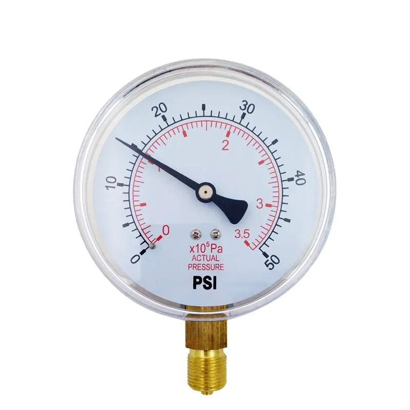 Beco 50psi connessione inferiore generale manometro air pressure gauge