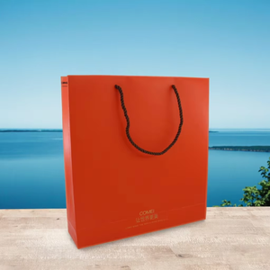 Bán Buôn Biểu Tượng Tùy Chỉnh In Bán Lẻ Quà Tặng Thủ Công Đồ Trang Sức Mỹ Phẩm Bao Bì Nước Hoa Túi Cá Nhân Ngà Hội Đồng Quản Trị Túi Giấy - Product Image 1