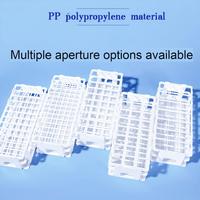 Support de tubes à essai en plastique fonctionnel, universel pour tubes à essai en verre de 13/16/20/25/30 mm et tubes de centrifugation