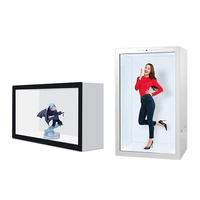Interaction humaine numérique par IA, Pod holographique transparent 3D avec panneau IPS, Point d'accès Wi-Fi et communication vocale